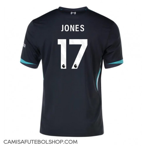 Camisa de time de futebol Liverpool Curtis Jones #17 Replicas 2º Equipamento 2024-25 Manga Curta